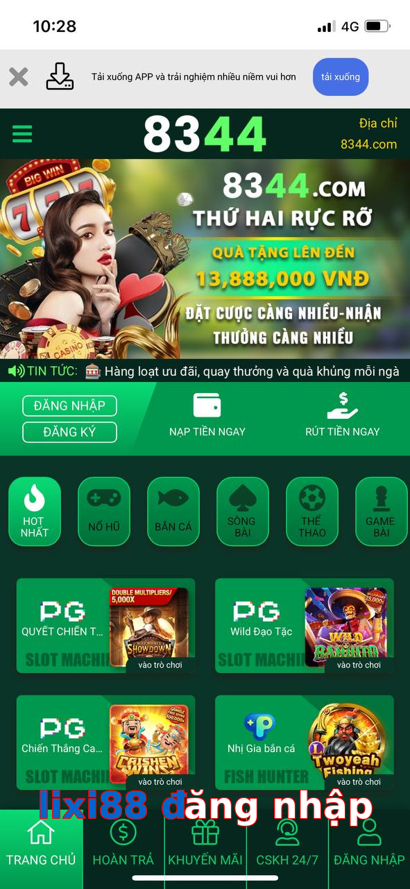 lixi88 đăng nhập